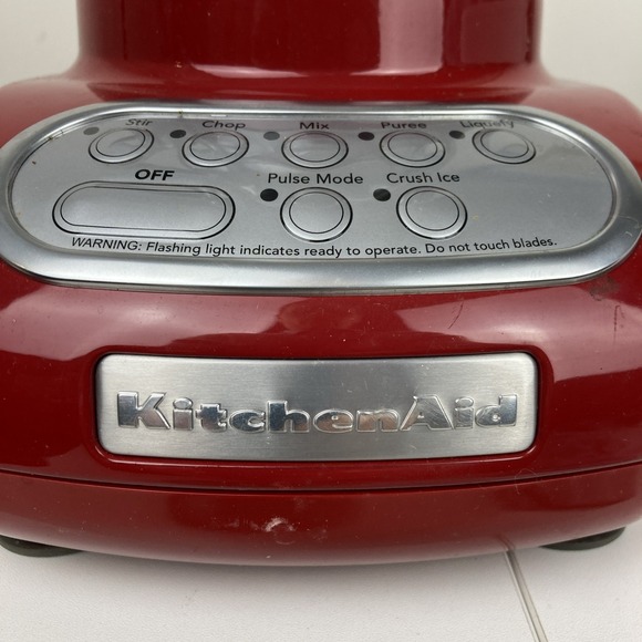 Kitchenaid Red Blender KSB560ER0 5 Speed Mixer + 56oz Pitcher Tested - Picture 7 of 16